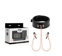 Collar con Pinzas para Pezones BDSM Begme | noestabu.com