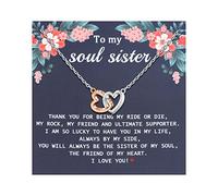 Collar con tarjeta, regalo de cumpleaños para amigas, regalo de cumpleaños para alma, hermana, amistad, joyería, Thank you for being my ride or die, Cobre, Na desconocido