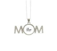 Collar con texto en inglés "I Am Handsome In The Dream", regalo para el día de la madre para mamá, abuela, joyería de cumpleaños, Medium