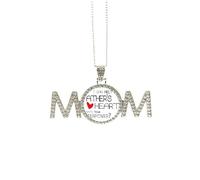 Collar con texto en inglés "I Can Melt My Father's Heart Best Papa Love" para el día de la madre, regalo para mamá, abuela, abuela, joyería de cumpleaños, Medium