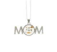 Collar con texto en inglés "I love cooking dumplings", regalo para el día de la madre, para mamá, abuela, abuela, joyería de cumpleaños, Medium