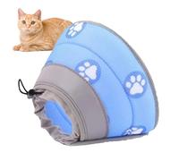 Collar cónico para gatos - Perla de algodón | Collar de recuperación ajustable para mascotas | Cono de cuello suave y transpirable para gatos, y cachorros, una alternativa a la isabel