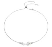 Collar Constella, Crystal Pearl, Tallas redondas, Blanco, Baño de rodio OS