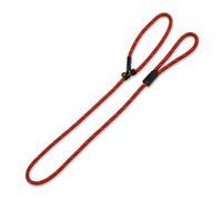 Collar/Correa de nylon reflectante para perros color Rojo