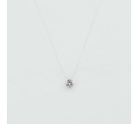 Collar Corto Fil Magique - Plateado - Talla Única - Plata de ley 925/1000 con baño de rodio - Circonita - Agatha Paris