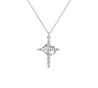 Collar cristiano - Colgante de religioso para hombres y mujeres | Construcción de cobre con chapado en oro u oro de 18 quilates, elegante cadena de cuello para uso diario, iglesia