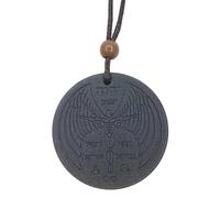 Collar cuántico para mujeres - colgante de roca de, cadena de piedras volcánicas de piedra, joyas elegantes ligeras | de hombre para regalos, enfoque de meditación,