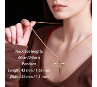 collar de 925 para mujer, con cadena de cuerda, y agradable al , sensibilidad, sin níquel y sin plomo, regalo para de la , regalo de San Valentín y Navidad, empaque en de regalo