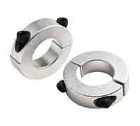 Collar de abrazadera de doble división para diámetro de eje de 20 mm a 30 mm con fuerte fuerza de bloqueo y material resistente (20 mm)