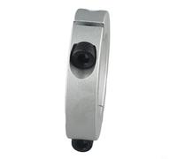 Collar de abrazadera de eje de aluminio de doble división con retención para anillo para estabilizador de eje industrial CNC, compatible con ejes de metal de 45 mm, 50 mm, 55 mm, 60 mm, (60 mm)