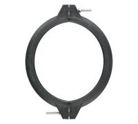 Collar de abrazadera de válvula de plástico robusto para sistemas de filtro de arena de piscina de 1.5 pulgadas, incluyendo tuercas y pernos para una conexión segura del anillo y fácil mantenimiento