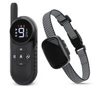Collar de Adiestramiento para Perros, Collar Antiladridos para Perros con Rango Control Remoto 800m, 3 Modos de Adiestramiento, Sonido/Vibración, Recargable Cllar Electrico para Perros, Étanche IPX7