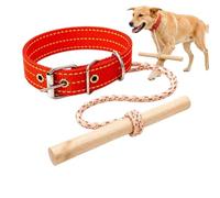 Collar De Adiestramiento para Perros - Limitador Corrector de Velocidad Auxiliar con Barra y Cuerda | Collar De Adiestramiento Canino - Uso En Paseo, Parque, Jardín, Calle, Hogar, Exterior E Interior