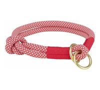 Collar de Adiestramiento para Perros Trixie Soft Rope Rojo Crema M 45 cm