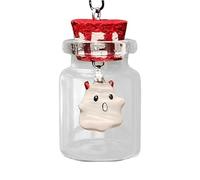 Collar de adoptar un fantasma, collar de fantasma para mujer, joyería de Halloween, collar de adoptar un fantasma, pequeño fantasma atrapado dentro de una botella, bonito collar de fantasma para niños