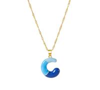 Collar de aleación de moda, acabado resistente, múltiples opciones de color, elegante cadena de clavícula para estudiantes, adolescentes, collar de letras versátil para cumpleaños, aniversarios, talla