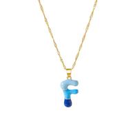 Collar de aleación de moda, acabado resistente, múltiples opciones de color, elegante cadena de clavícula para estudiantes, adolescentes, collar de letras versátil para cumpleaños, aniversarios, talla
