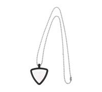 Collar de almacenamiento de púas de guitarra de silicona con forma de corazón colgante bajo ukelele reproductor de músicos accesorios bajo almacenamiento de accesorios para ukelele