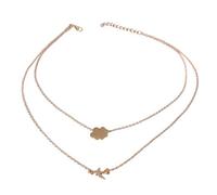Collar de avión en forma de nube colgantes collares multicapa creativo boho accesorios para joyas regalos para mujeres playa muy práctico y popular tratamiento inteligente