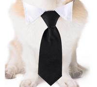 Collar de bandana para perro, collar de bandana con pajarita, collar formal para perro de compañía - Collar de bandana formal para perro, pajarita, para uso diario, boda, caminar, santo v