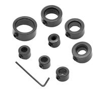 Collar de broca de parada de perforación: collar de acero de carbono y anillos de límite | Posicionamiento Anillos divididos para perforación precisa, parada de profundidad de perforación para varios