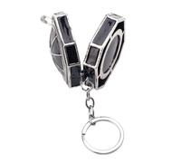 Collar de brújula/llavero accesorio impermeable para entusiastas del aire libre y amantes de la naturaleza, accesorios prácticos de camping, As show, Metal