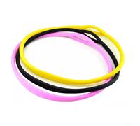 Collar de buceo de silicona para buceo, soporte para collar regulador para mantener el regulador de pulpo en posición de barbilla, 76 cm de longitud, 50 g de peso, compatible con color rosa