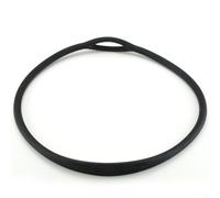 Collar de buceo de silicona suave en espera para collar regulador para fijación, accesorio de anillo de cuello para asegurar el regulador mientras se bucea (negro)