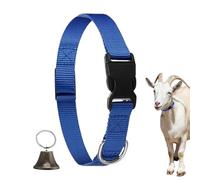 Collar de Cabra | Collar Ajustable de Nylon para Caballo y Oveja - Accesorios para Mascotas con Hebilla de liberación rápida y sonido claro para Cuello de Pequeños Animales Ganado Ovino