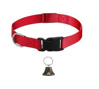 Collar de cabra con campana - Correa ajustable de 14,3 a 20,7 pulgadas, hebilla de nylon y zinc, collar de Campana de pastoreo con diseño antipérdida ruidosa | Accesorio para la cría