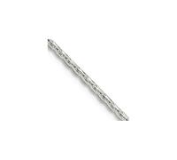 Collar de cadena de plata de ley 925 con cierre de pinza de langosta de 1,25 mm, corte brillante, redondo, regalo de joyería para mamá, 71 centimeters, Metal Plata Plata esterlina, No es una piedra