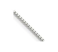 Collar de cadena de plata de ley 925 de 1,1 mm con 5 cm de extensión. Regalo de joyería para mamá, 56 centimeters, Metal Plata Plata esterlina, No es una piedra preciosa
