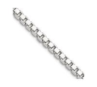 Collar de cadena de plata de ley 925 de 2 mm con 5 cm de extensión. Regalo de joyería para mamá, 46 centimeters, Metal Plata Plata esterlina, No es una piedra preciosa