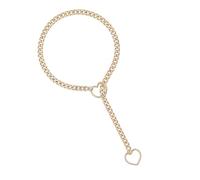 Collar De Cadena Deslizante - Collar Con Grilletes De Amor, Collar En Y Ajustable De Acero Inoxidable, Collar Gótico Punk Cubano, Collar De Cadena Deslizante Para Mujer Con Junta Tórica En Forma De Co