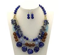 Collar De Cadena Larga Collar Retro Collar De Cuentas Grandes Joyería De Mujer,3