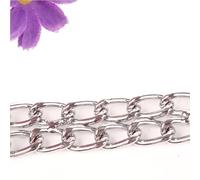 Collar de Cadena metálica Durable con eslabones Grandes, Ideal para Mascotas y Accesorios de Moda.