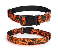 Collar de calabaza de Halloween para mascotas. Este es tu collar especial.