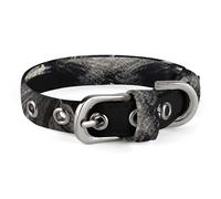 Collar de calavera en la oscuridad con hebilla de fácil cierre, suministros para mascotas ajustables, collar para perro. El diseño de anillo en D permite remolcar o colgar etiquetas, para perros de