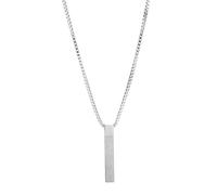 Collar de caligrafía árabe Ayatul Kursi, collar de cadena de acero inoxidable, colgante del Corán para hombres y mujeres, talla única, como se describe, como se describe