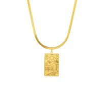 Collar De Cartas De Tarot, Collar De Amuleto Mágico De Adivinación De Astrología De Cadena De Serpiente Retro, Collar De Suéter Con Colgante Para Mujer, La Estrella, 40 Cm + 5 Cm