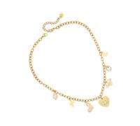 Collar De Colgante De Elefante Moderna Pearquoise Pearls Heart Charm Charchain Accesorio Joyas Para Mujeres