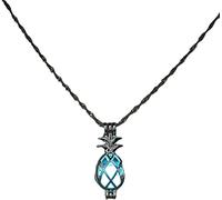 Collar de compromiso Joyería Colgante Piña Simple Incandescente Hueco Mujeres Clavícula Collar Accesorio de Joyería de Aniversario para Su Belleza Durable Diseño