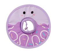 Collar de cono de gato, collar de cono de gato suave | Cono plegable de cabeza de gato ligero - rosquilla protectora de cuello de mascota, cuello de recuperación cómodo para protección segura de