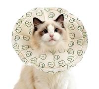 Collar de Cono de Gato | Collares de Cuello Ajustables para Dejar de lamer | Lindos Conos Suave Impermeables antimordeduras para Perros | para el Cuidado de heridas de Gatito y Mascotas Visita diari