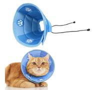 Collar de Cono de Gato Suave, Ajustable, Deja de lamer y rascar, Collar de recuperación de Gato, Cono de Mascota para Cachorro y Conejo (l)