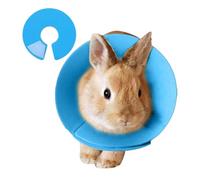 Collar de cono para pájaros - Collar anti-lamiendo suave para hámster recuperación, accesorio de cuello ajustable para protección de viaje, prevención de lesiones, gato, conejo, loro hurón