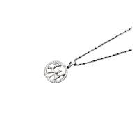 Collar De Constelaciones para Mujer, Colgante De Plata De Ley 925, Tallado Hueco, Delicado Colgante, Gargantilla De Constelaciones Guardianas para Mujeres Y Niñas, Regalo De Géminis