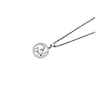 Collar De Constelaciones para Mujer, Colgante De Plata De Ley 925, Tallado Hueco, Delicado Colgante, Gargantilla De Constelaciones Guardianas para Mujeres Y Niñas, Regalo De Capricornio