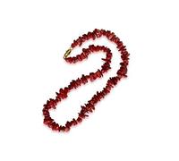 Collar de coral, coral natural, fichas, natural, Rojo, 8-13mm