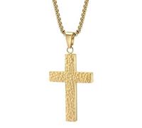 Collar de cruz para mujer, collar con colgante de impresión 3D, dije de joyería con compartimento secreto para hombres y mujeres, ocasiones religiosas de bautizo, Refer to description, acero de